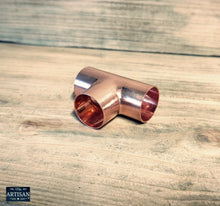 Load image into Gallery viewer, 15mm 22mm 28mm Copper Tee&#39;s