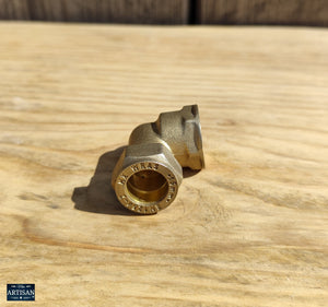 15mm x 1/2 Inch Brass Elbow