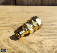 Load image into Gallery viewer, 22mm Brass Hose pipe Connector