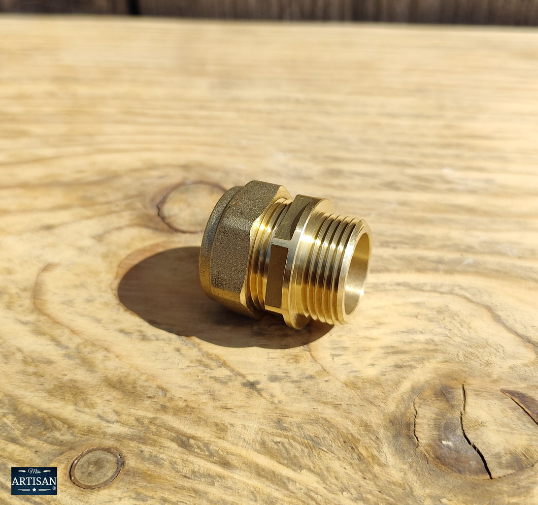 22mm x 1/2 - 3/4 Inch Brass Adapters