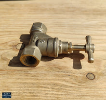 Load image into Gallery viewer, 3/4 - 1/2 Inch Brass Stop Valves