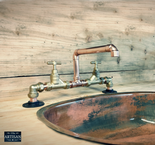 Load image into Gallery viewer, Copper Pipe Mixer Taps - Swivel Spout