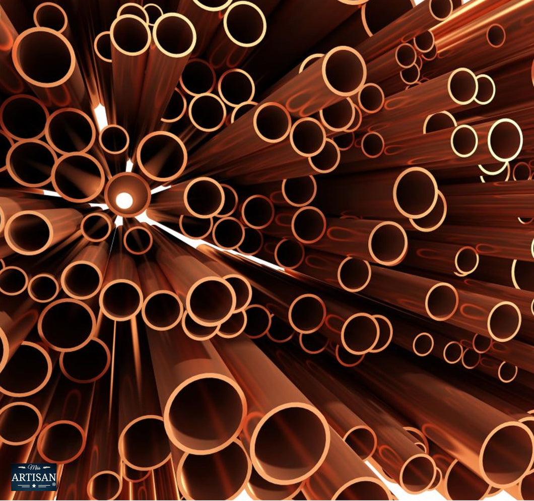 Polished Copper Pipe 15mm 22mm 28mm