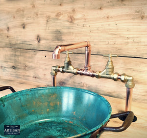 Copper Pipe Mixer Faucet Taps - Swivel Spout