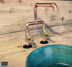 Copper Mixer Tap - Swivel Spout