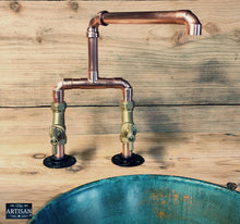 Load image into Gallery viewer, Copper Mixer Tap - Swivel Spout