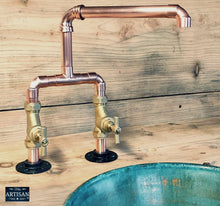 Load image into Gallery viewer, Copper Mixer Tap - Swivel Spout