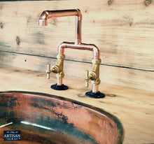 Load image into Gallery viewer, Copper Mixer Tap - Fixed Spout