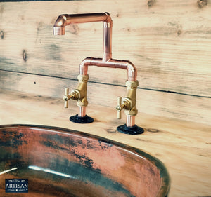 Copper Mixer Tap - Fixed Spout