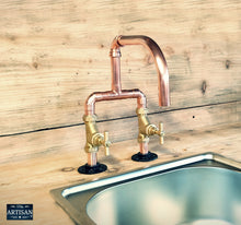 Load image into Gallery viewer, Copper Mixer Faucet Tap - Swivel Spout