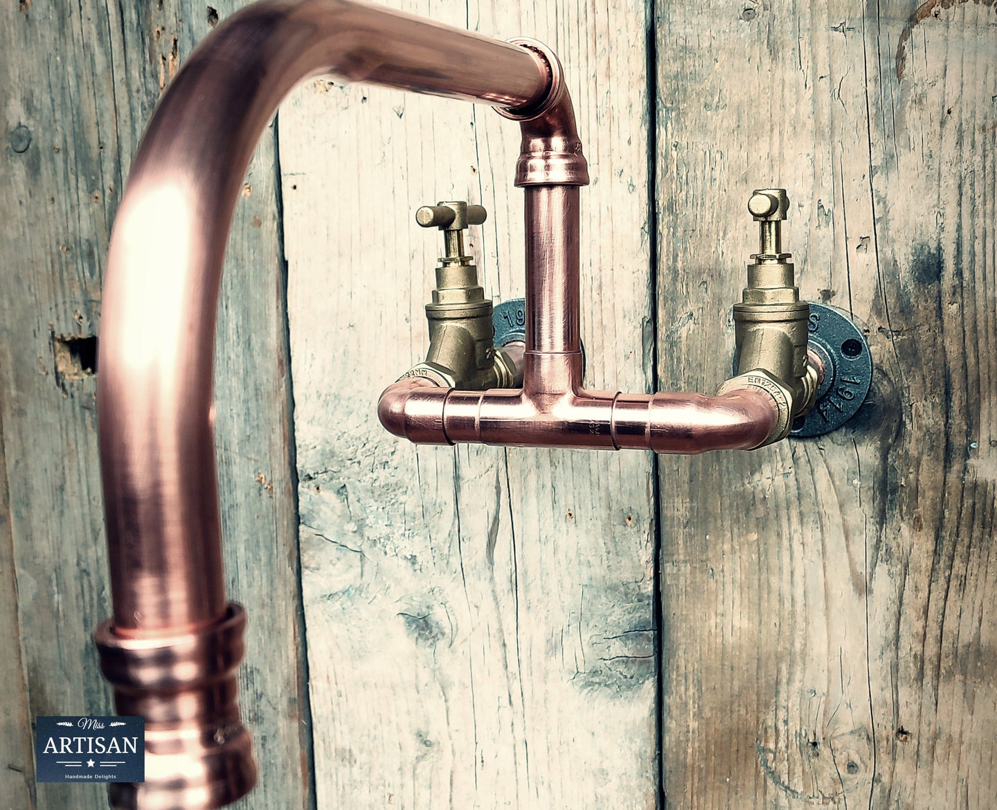 Copper Pipe Mixer Tap Wide Reach