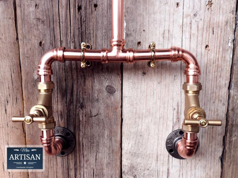 Outdoor / Indoor Copper Pipe Rainfall Shower Pure Copper Shower Head – Miss  Artisan Ltd
